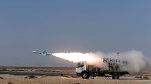 Abschuss einer Nasr-Rakete. 
