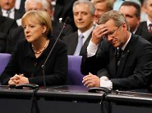 Merkel schweigt weiter zu den neuen Vorwürfen gegen Wulff.
