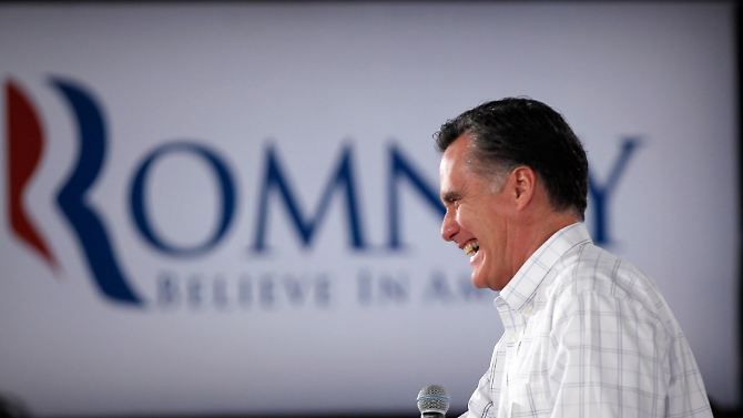 Hat noch gut Lachen: Mitt Romney. 