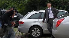 Ramelow nach den Sondierungsgesprächen mit SPD und Grünen. In dem Dreier-Bündnis ist die Linkspartei die stärkste Kraft.