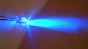 UV-LED mit Lichtkegel. 