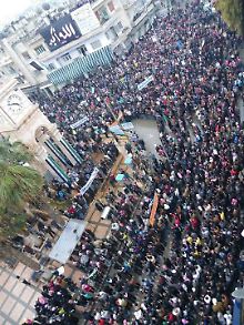 Demonstration in Idleb. 
