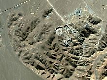 Ein Satellitenfoto von der Anlage in Fordo aus dem Jahr 2009.