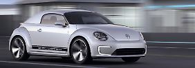 Mit einem Elektroantrieb ausgestattet präsentiert Volkswagen in Detroit die neueste Form des Beetle unter dem Namen Bugster.