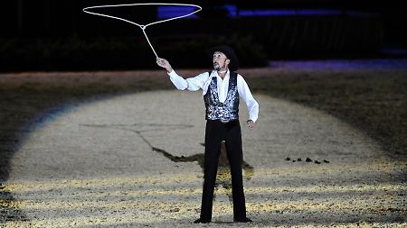 Das Spiel mit dem Lasso will gelernt sein.