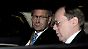 Wulff und Hagebölling nach dem Fernsehinterview im Auto.