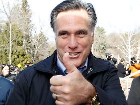 Romney gibt sich auch in New Hampshire siegessicher.