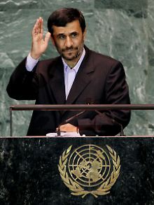 Der iranische Präsident spricht vor der Generalversammlung.