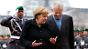 Merkel begrüßte Monti mit militärischen Ehren in Berlin.