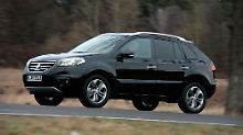 Außer der Renault-Raute hat der Koleos kaum französische Züge in seinem Antlitz.