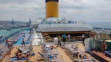 Deutsche "Costa Concordia"-Passagiere vermisst: Retter ziehen Italiener aus dem Wrack