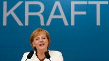 "Stabile Verhältnisse": Merkel setzt auf Schwarz-Gelb.