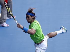 Rafael Nadal tanzte gegen Alex Kuznetsov in die nächste Runde.