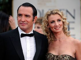 Dujardin mit seiner Frau Alexandra Lamy.