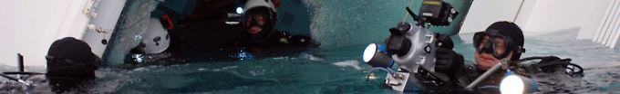 Wrack der "Costa Concordia": Taucher durchsuchen Kabine für Kabine