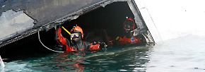 "Es ist gruselig, jedes Mal": Taucher durchkämmen die "Costa Concordia"