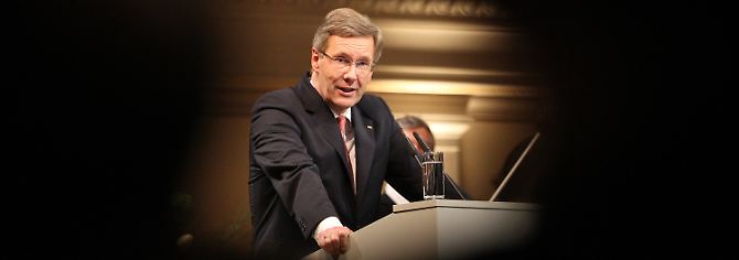 Bundespräsident Wulff spricht im Berliner Schauspielhaus auf einem Festakt zum 300. Geburtstag Friedrichs II.