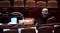 Netanjahu in der Knesset, dem Parlament Israels.