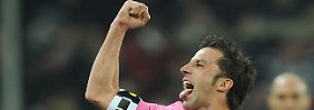 Mit seiner Hartnäckigkeit jetzt neues Vorbild für ein ganzes Land: Alessandro Del Piero, Stürmerstar von Juventus Turin. 