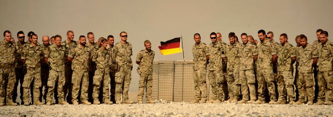 ISAF-Soldaten der Bundeswehr in Baglan.