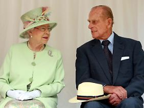 Seit 20. November 1947 verheiratet: Elizabeth und Philip. 