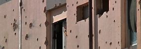 Die Spuren der Kämpfe in Bani Walid sind unübersehbar.