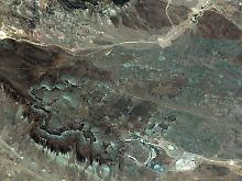 Vor einigen Wochen war bekanntgeworden, dass Iran noch an einer zweiten, bisher geheimen Anlage nahe Ghom baut. Foto: Die vermutete  Lage der neuen Urananreicherungsanlage.