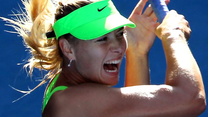 Im Finale von Melbourne: Maria Scharapowa.