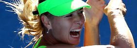 Im Finale von Melbourne: Maria Scharapowa.