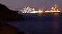 Die havarierte "Costa Concordia" vor Giglio.