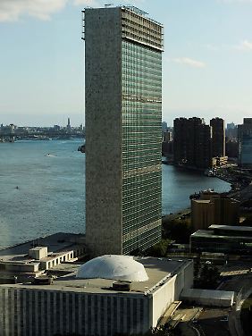 Das UN-Hauptquartier am East River.