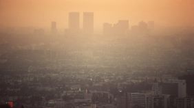 Smog in Los Angeles.