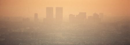 Smog in Los Angeles.