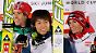 Freude bei Daiki Ito. Er verweist Anders Bardal (links) und Kamil Stoch auf die folgenden Plätze.