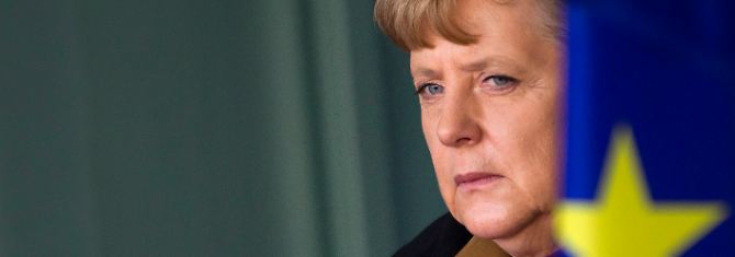 Zwischen Parlament, Partei und Weltöffentlichkeit: Angela Merkel.