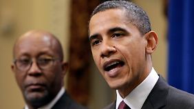 Barack Obama von Republikanern verunglimpft.