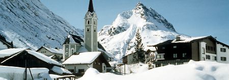 Schnee-Idylle in Galtür.
