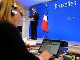 Die französische Sicht auf den Gipfel erläutert Staatspräsident Nicolas Sarkozy in einer eigenen Pressekonferenz.