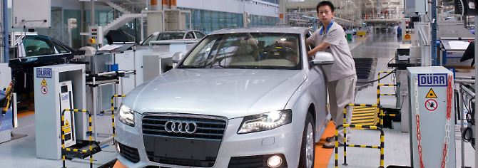 Produktion bei Audi in Changchun.