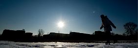 An der Küste örtlich viel Schnee: Für Schlittschuhe noch zu früh