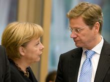 Angela Merkel und Guido Westerwelle.