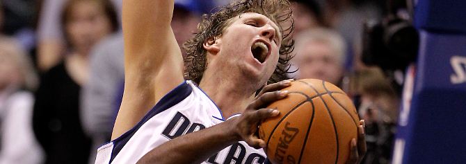 Wirkungslos: Dirk Nowitzki, Dallas Mavericks.