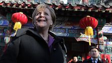 Themen auf dem Tisch: Angela Merkel in Peking
