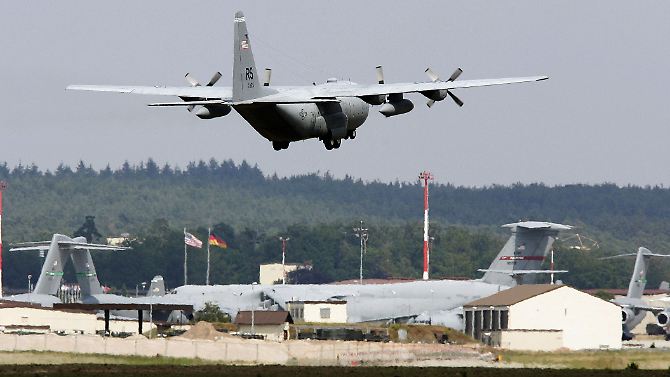 Die Militärbasis in Ramstein.