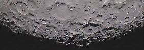 Der Mond wie man ihn sonst nicht sieht - von hinten.