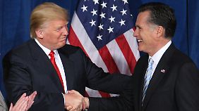 Alle wollen Trump, sagt Trump. Romney hat ihn nun.