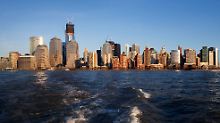 Wiederaufbau in New York: An Ground Zero wächst das neue One World Center in die Höhe.