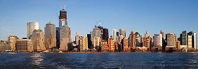 Wiederaufbau in New York: An Ground Zero wächst das neue One World Center in die Höhe.