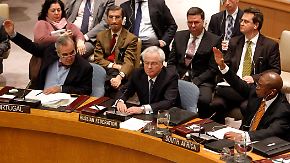 UN-Resolution zu Syrien gescheitert: Russland und China stützen Assad