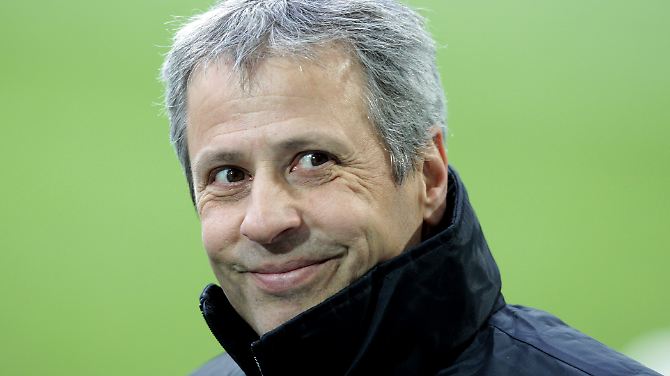 Ach, der Titekkampf: Mönchengladbachs Trainer Lucien Favre.